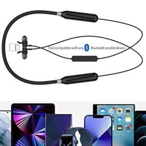 OINMELY 150Hours Playtime Bluetooth Neckband Headphones V5.0 Wireless Headset Sport Earbuds w/Mic Playtime Cordless Noise-Canceling Earphones for Gym Running Compatible with iOS Samsung Android