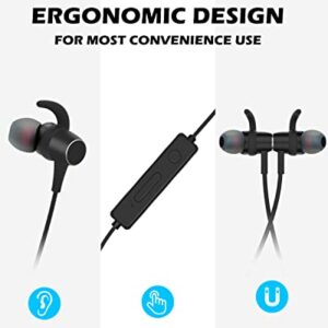 OINMELY 150Hours Playtime Bluetooth Neckband Headphones V5.0 Wireless Headset Sport Earbuds w/Mic Playtime Cordless Noise-Canceling Earphones for Gym Running Compatible with iOS Samsung Android