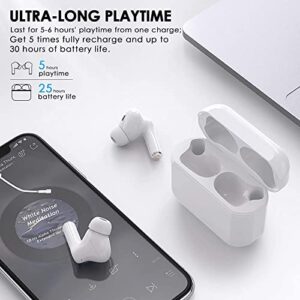 Wireless Headphones, Noise Canceling Bluetooth Sports Bluetooth Headphones with Mini Charging Case and Built-in Microphon,for iPhone Android