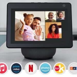 Ring Outdoor Smart Plug with All-new Echo Show 10 (3rd Gen) - Charcoal