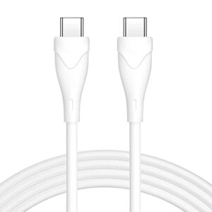 foundusix usb c to usb c cable 60w 6.6ft type c to type c cable fast charging cable charger power cord for macbook air,mac book pro,ipad pro 12.9/11,air 4/5, mini 6,samsung,pixel,all pd usb c charger