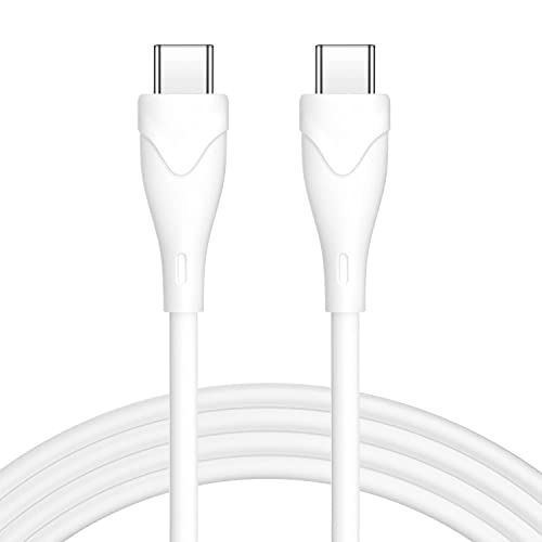 foundusix USB C to USB C Cable 60W 6.6ft Type C to Type C Cable Fast Charging Cable Charger Power Cord for MacBook Air,Mac Book Pro,iPad Pro 12.9/11,Air 4/5, Mini 6,Samsung,Pixel,All PD USB C Charger