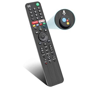 rmf-tx500u ctrltv universal voice remote controller and sony smart tv bluetooth remote,for sony android 4k ultra hd led internet kd xbr series uhd led 43 48 49 55 65 75 85 77 85 98 inches tv