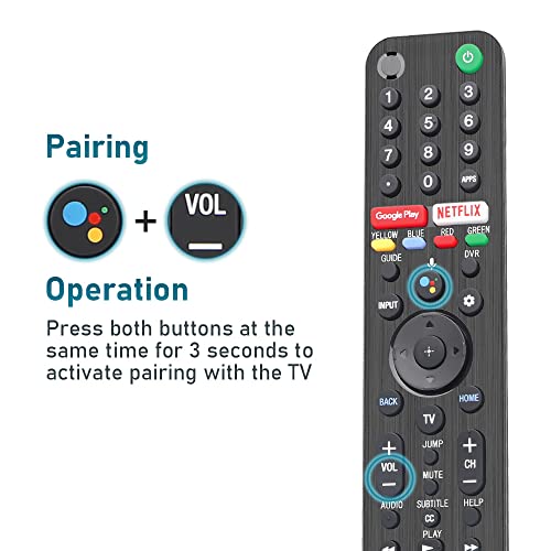 RMF-TX500U CtrlTV Universal Voice Remote Controller and Sony Smart TV Bluetooth Remote,for Sony Android 4K Ultra HD LED Internet KD XBR Series UHD LED 43 48 49 55 65 75 85 77 85 98 inches TV