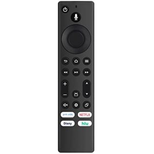 ct-95018 replacement voice remote control compatible with toshiba fire tv uhd 4k smart led hdtv