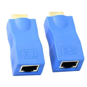 hdmi extender,hdmi to rj45 network cable extender converter repeater over cat 5e /6 1080p up to 30m extender for hdtv ps4 stb , request pure copper cat 5e /6 wire- not support hdcp