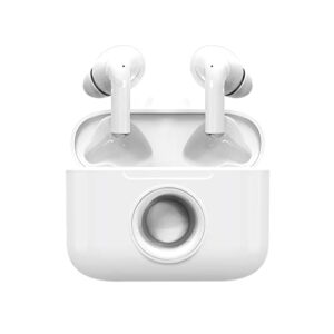 chof a3 wireless earbuds bluetooth call noise cancelling ear buds with microphones, auto pairing in ear headphones, 36h playtime, premium stereo earphones for sport home office white