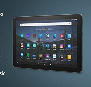 Fire HD 10 Plus tablet, 10.1", 1080p Full HD, 32 GB, latest model (2021 release), Slate, without lockscreen ads