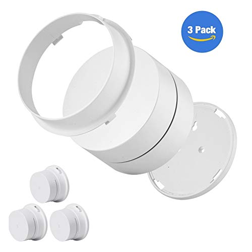 OkeMeeo [#1] Google WiFi Wall Mount - Ceiling Mount Holder for Google WiFi Mesh System 2016 and 2020, Space Saving and Enlarging Coverage, Reinforced and Perfect Unity (3-Pack)