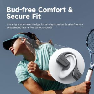 truefree F1 Sports Earphone Open-Ear Bluetooth 5.3 Headphones Air Conduction Wireless Headset for Workouts and Running