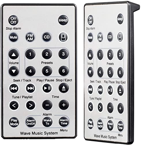 Universal Replacement Remote Control for Bose, for Bose Wave Sound Touch Music Radio System I II III IV (Without Battery)