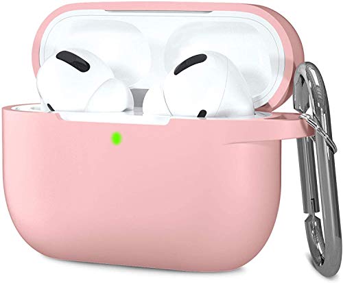 Airor Bluetooth Wireless Noise Cancelling Earbuds for iPhone | in-Ear Headphones with Portable Silicone Charging case | Hi-Fi Stereo Microphone Wireless Earbuds for Waterproof for Sport(Pink)