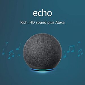 All New Echo 4th Gen with Ring Stick Up Cam Battery White