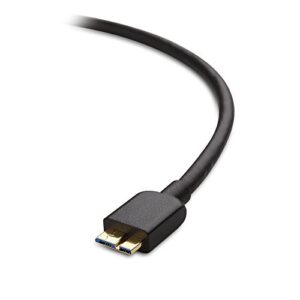 Cable Matters Long Micro USB 3.0 Cable 10 ft (External Hard Drive Cable, USB to USB Micro B Cable) in Black