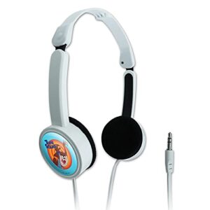 graphics & more space jam: a new legacy taz novelty travel portable on-ear foldable headphones
