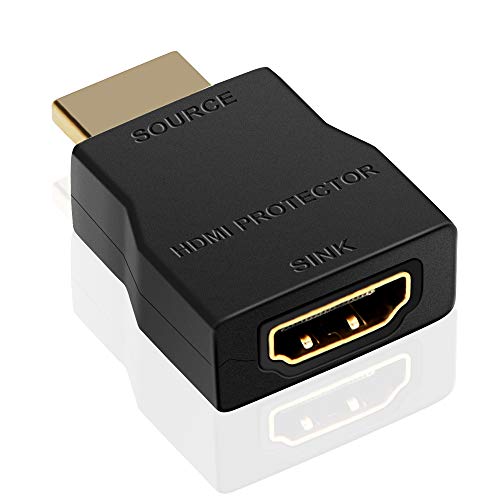 NEWCARE HDMI Surge Protector, Mini Portable HDMI 1.4 Protector for ESD and Surge Protection, Support HDCP - Black