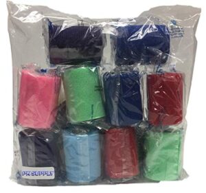 pk supply pk-3183 sterile self-adherent stretch sensi-wrap bandage, 5 yds length x 3″ width (pack of 10)
