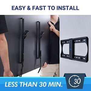 Rentliv Tilting TV Wall Mount TV Bracket for Most 37-70 Inches TVs, TV Mount with MAX VESA 600x400mm, TV Hanger Holds up to 132 LBS, fits for 16" 18" 24" Wood Studs, Low Profile TV Holder