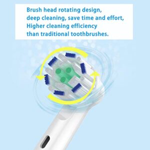 Sensitive Toothbrush Heads Replacement for Oral B, Ultra Sensi Replacement Brush Heads Compatible with Oral-B Professional Electric Toothbrush Heads 12 Pack