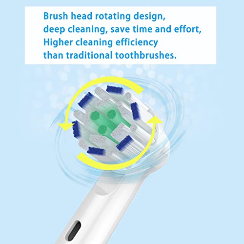 Sensitive Toothbrush Heads Replacement for Oral B, Ultra Sensi Replacement Brush Heads Compatible with Oral-B Professional Electric Toothbrush Heads 12 Pack