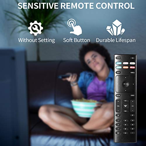 Uyibii XRT136 Universal Replacement Remote Control Compatible with All Vizio Smart TV Include D-Series M-Series P-Series V-Series