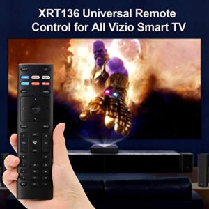 Uyibii XRT136 Universal Replacement Remote Control Compatible with All Vizio Smart TV Include D-Series M-Series P-Series V-Series