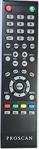 USARMT Replaced Proscan TV Remote for RLDED3258A-F RLDED3258AF RLDED5099 RLDED5099-UHD PLDED5068AD PLDED5068A-D PLDED5066A-B PLDED3273A-E PLDED3996A-E PLED5529A-G Pledv3282a Pled2243a-I PLDED5066A