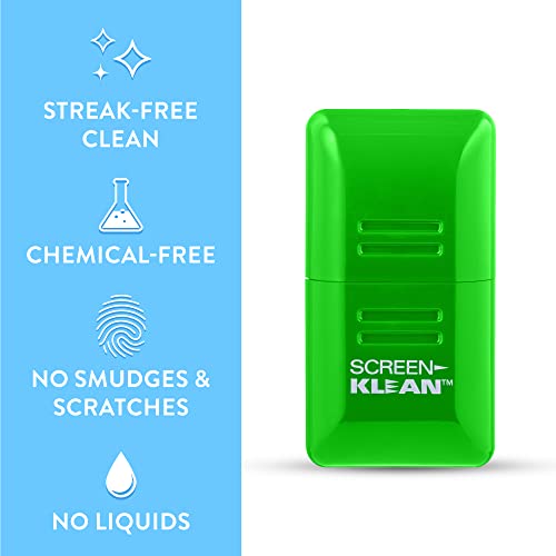 Carbon Klean ScreenKlean Tablet Screen Cleaner - Efficient and Durable Carbon Microfiber Technology Injected Green