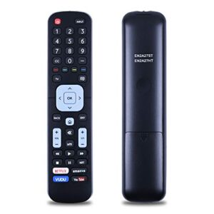 new en2a27st replacement tv remote control for sharp 4k ultra led smart hdtv – lc-32p5000u / lc-40p5000u / lc-43p5000u / lc-50p5000u / lc-55p5000u / lc-60p6000u television