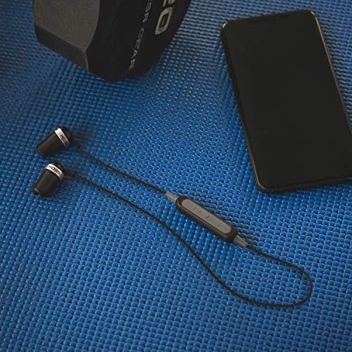 Koss The Plug Wireless Bluetooth In-Ear Buds, In-Line Microphone and Remote, Noise Isolating Memory Foam Cushions, Black