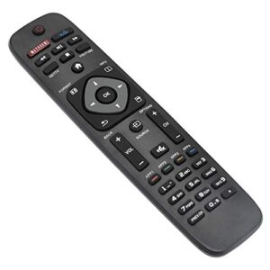 Universal Remote Control Replacement for Philips TV Remote, Compatible with Various Philips LCD LED 4K UHD Smart TVs Remote