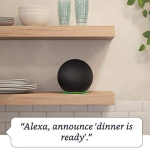 All-new Echo (4th generation) International Version | With premium sound, smart home hub and Alexa | Charcoal