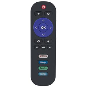 Replacement Remote Control Applicable for TCL Roku TV 65S535 50S535 50S423 32S325 55S423 49S325 55S535 40S305 43S325 43S425 43S423 65S425 43S525 32S327 65S405 49S515 65S423 40S325 55S425 49S403 75S435