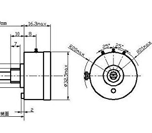 [VK] WDD32Z-3A WDD32Z-3 WDD32Z3 1K 2K 5K 10K precision conductive plastic potentiometer 2W angular displacement senso SWITCH - (Color: 5k)