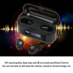 Cuifati Wireless Earbuds,Bluetooth 5.0 Earbuds Touch Control True Wireless Earbuds with Charging Case for Running Sport