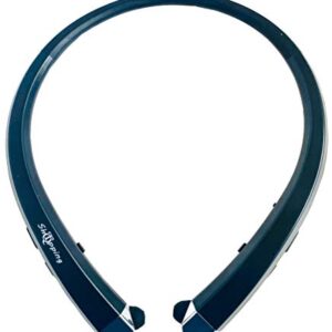 QT S Bluetooth Headset, Lightweight Retractable for Neckband Bluetooth Headphones for Sports Exercise Home & Office, Noise Cancelling Stereo Neckband Wireless Headset Talk 9-10 Hours