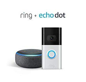 All-new Ring Video Doorbell 3 with Echo Dot
