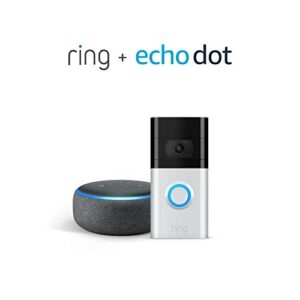 All-new Ring Video Doorbell 3 with Echo Dot