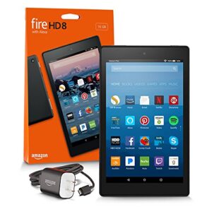 Fire HD 8 Tablet with Alexa, 8" HD Display, 16 GB, Black - with Special Offers (Previous Generation – 7th)
