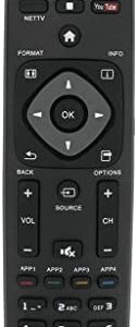 Philips NH500UP Smart TV Replaced Remote Control for 43PFL5604/F7 50PFL5604/F7 50PFL5704/F7 55PFL5604 65PFL5604/F7