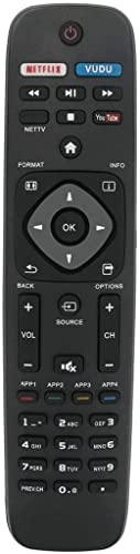 Philips NH500UP Smart TV Replaced Remote Control for 43PFL5604/F7 50PFL5604/F7 50PFL5704/F7 55PFL5604 65PFL5604/F7