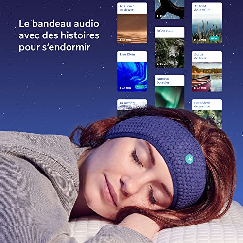 HoomBand Wireless | Bluetooth Innovative Headband for Sleep, Travel, Meditation | Charging Cable Included & Free Access to Hypnotic Stories Created by Sleep Experts (Size S)