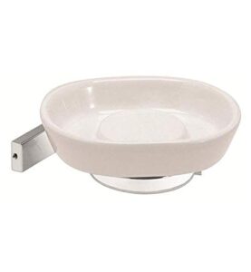 valsan ps135es sensis 5″ wall mount soap dish holder in satin nickel