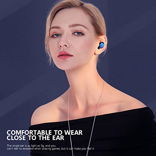 5.2 Wireless Bluetooth in Ear,Built-in Microphone Immersive Premium Sound Noise Cancelling,Upgrade The Charging Port with Charging Case,for Sport,Office
