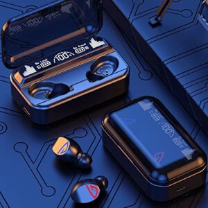 5.2 Wireless Bluetooth in Ear,Built-in Microphone Immersive Premium Sound Noise Cancelling,Upgrade The Charging Port with Charging Case,for Sport,Office