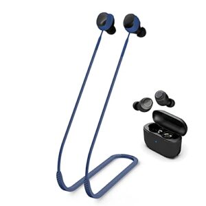 smaate anti-lost strap compatible with jlab go air pop wireless earbuds, soft silicone cord for anti-falling during sports