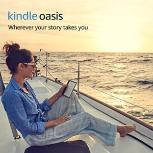 Kindle Oasis E-reader (Previous Generation - 9th) – Graphite, 7" High-Resolution Display (300 ppi), Waterproof, Built-In Audible, 32 GB, Wi-Fi - with Special Offers (Closeout)