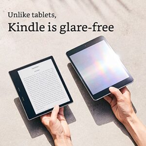 Kindle Oasis E-reader (Previous Generation - 9th) – Graphite, 7" High-Resolution Display (300 ppi), Waterproof, Built-In Audible, 32 GB, Wi-Fi - with Special Offers (Closeout)