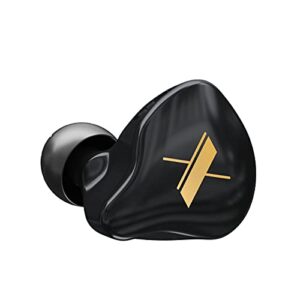 KZ EDX Wired Headset in Ear Entry Level HiFi Headset 3.5mm Detachable 2pin IEM bass Music Game Headset(Black, Mic)