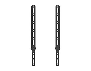 QualGear Durable Universal Sound Bar Bracket for Sound Bars Upto 15Kg/33lbs, Black (Qg-Sb-001-Blk)